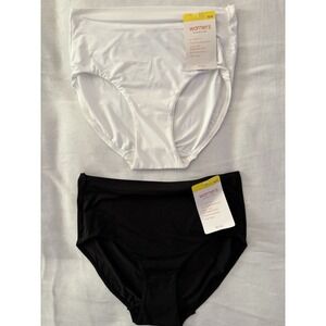 NEW Warners Smooth It Over Pinch-Free High Waist Panties 2 Pair Size Medium